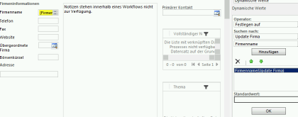 Firmenname-Workflow